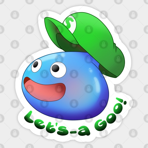 Let's-a-Goo Player 2! Sticker by Lyraloria